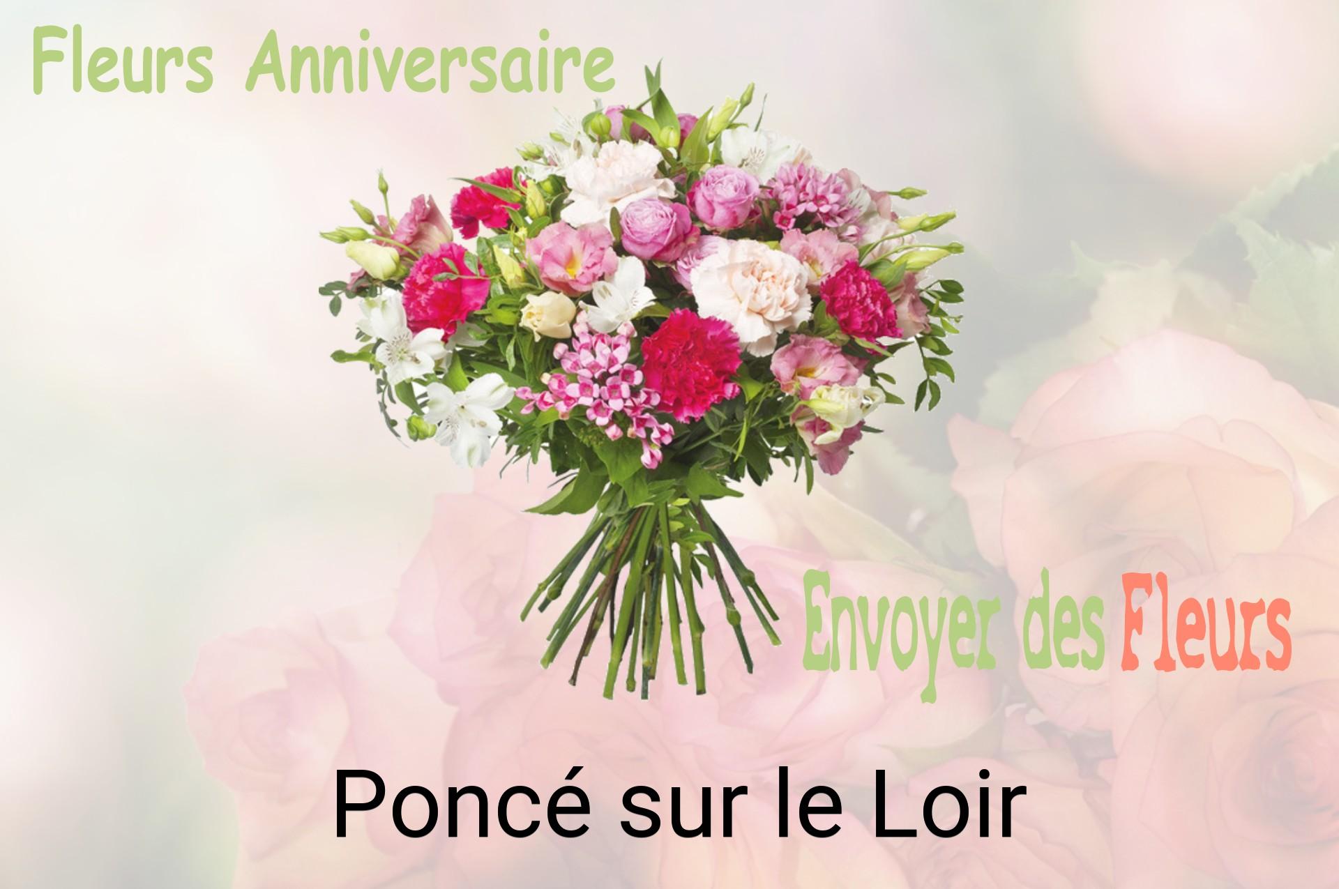 Bouquet de fleurs d’anniversaire livré à Poncé-sur-le-Loir