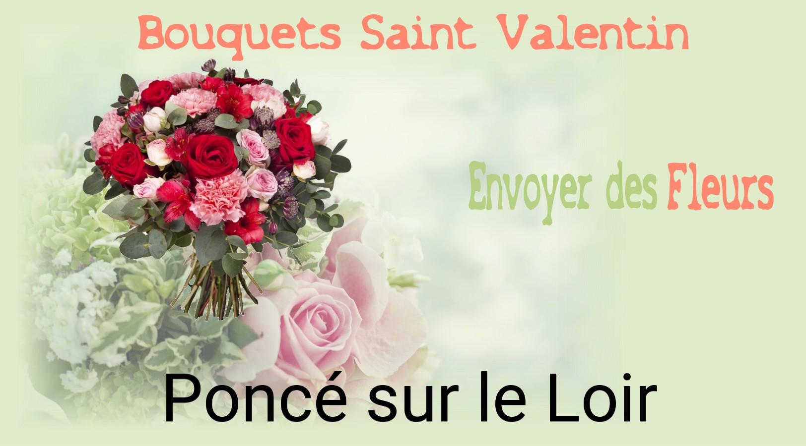 Roses de Saint-Valentin livrées à Poncé-sur-le-Loir